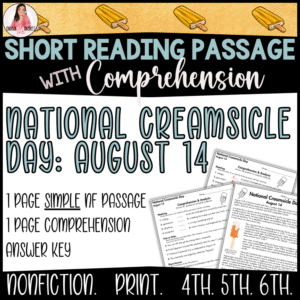 national creamsicle day