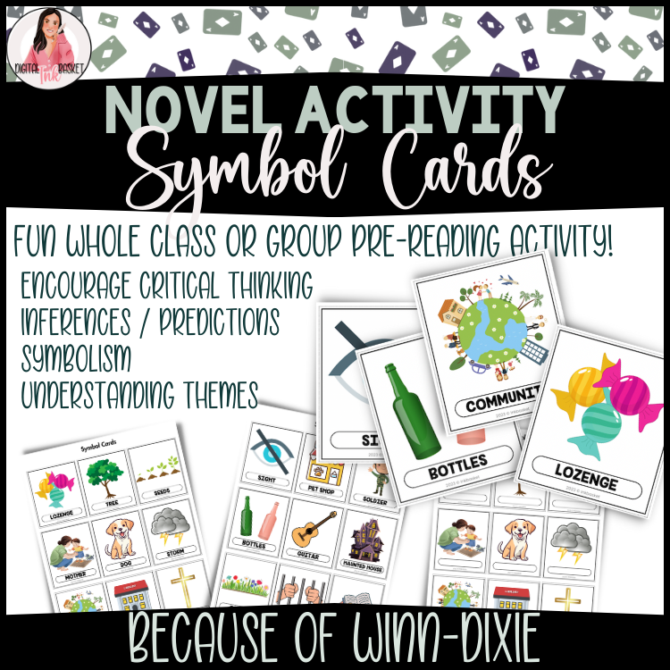 Novel Activity Symbol Cards, symbolism Because of Winn Dixie 4-6